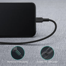 Load image into Gallery viewer, Aukey CB-CL1 USB C to Lightning Cable Nylon Braided - 1M
